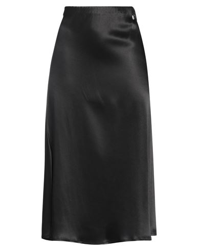 Kontatto Woman Midi Skirt Black Size M Viscose