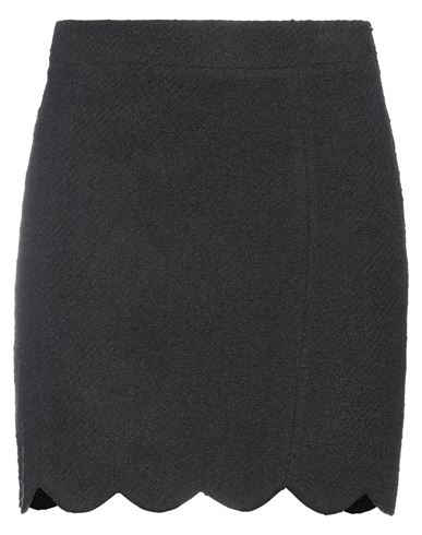 Moschino Woman Mini Skirt Black Size 6 Cotton, Polyamide