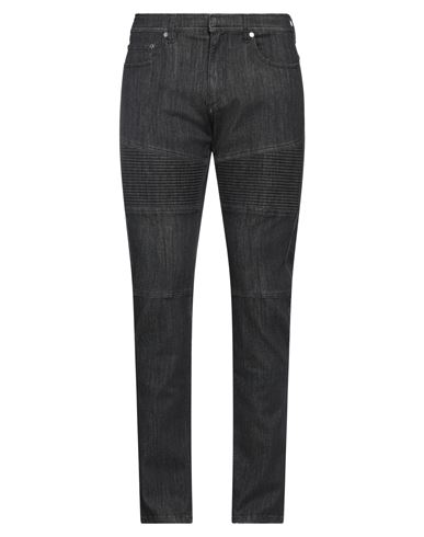 Neil Barrett Man Jeans Steel Grey Size 32 Cotton, Elastane, Polyester