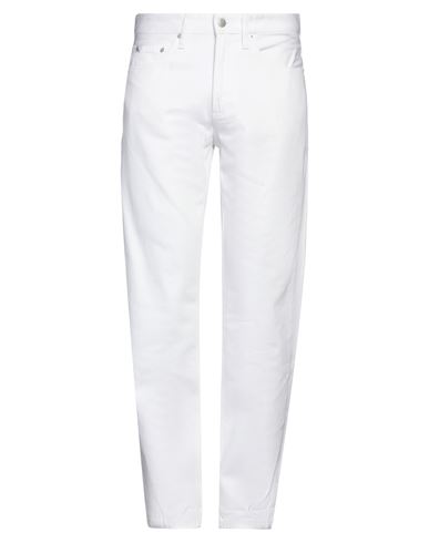 Calvin Klein Jeans Est.1978 Calvin Klein Jeans Man Denim Pants White Size 32 Cotton