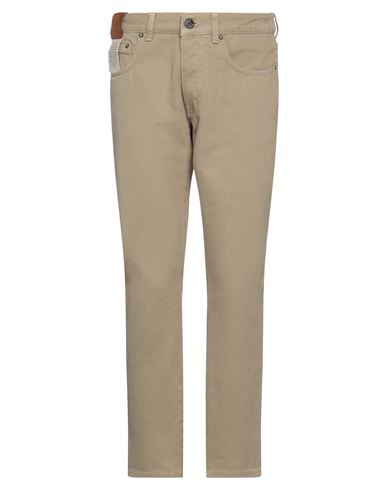 Devore Incipit Man Pants Military Green Size 34 Cotton, Elastane In Green