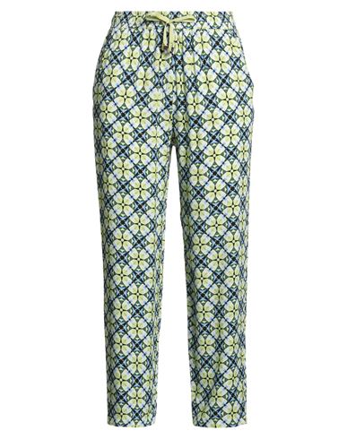 Luckylu  Milano Luckylu Milano Woman Pants Lime Green Size 6 Viscose In Multi