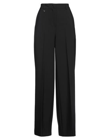 Kontatto Woman Pants Black Size Xs Polyester, Elastane