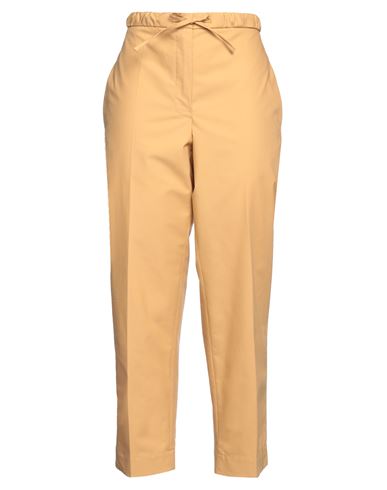 Jil Sander Woman Pants Ocher Size 8 Cotton In Yellow