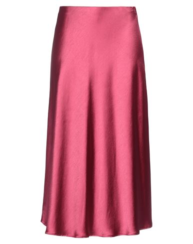 Caractere Caractère Woman Midi Skirt Fuchsia Size 6 Polyester In Pink