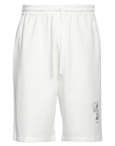 Ih Nom Uh Nit Man Shorts & Bermuda Shorts Cream Size S Cotton, Elastane In White