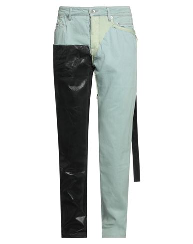 Rick Owens Drkshdw Drkshdw By Rick Owens Man Pants Light Green Size 33 Cotton, Elastomultiester, Textile Fibers, Polyam