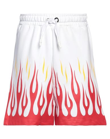 Omc Man Shorts & Bermuda Shorts White Size L Cotton, Polyester