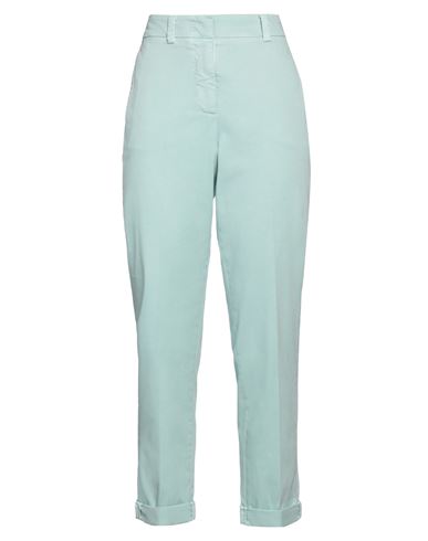 Peserico Woman Pants Turquoise Size 6 Cotton, Elastane In Blue