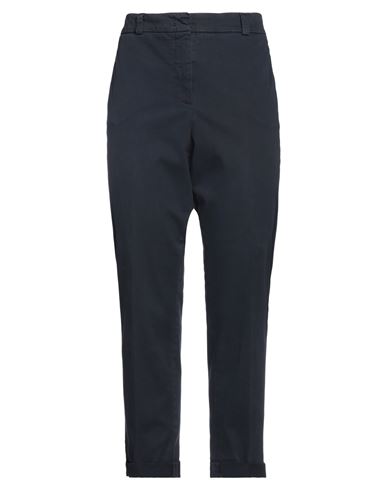 Peserico Woman Pants Midnight Blue Size 14 Cotton, Elastane