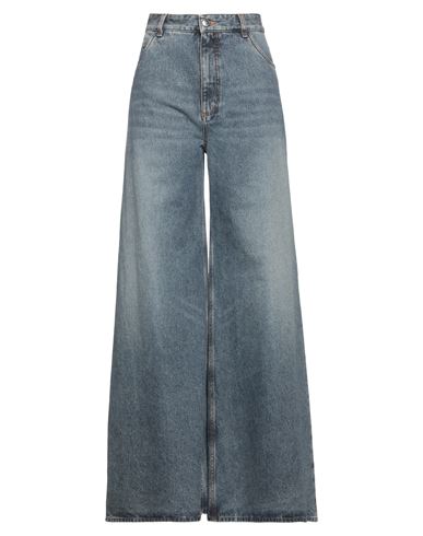 Chloé Woman Jeans Blue Size 10 Cotton, Hemp