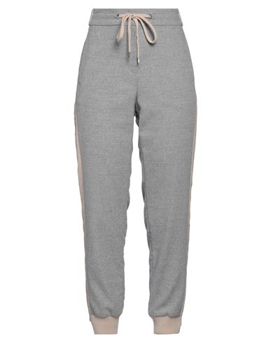 Peserico Woman Pants Grey Size 6 Wool, Polyester, Viscose, Polyamide, Elastane