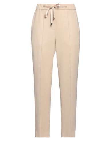 Peserico Woman Pants Beige Size 6 Viscose, Elastane