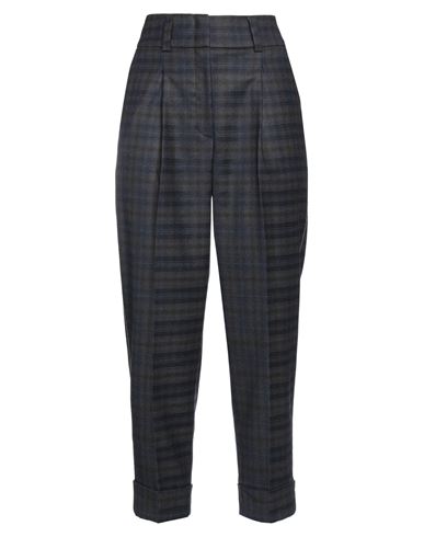 Peserico Woman Pants Midnight Blue Size 6 Virgin Wool, Elastane In Navy Blue