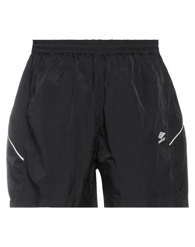 Umbro Nylon Track Shorts In Black