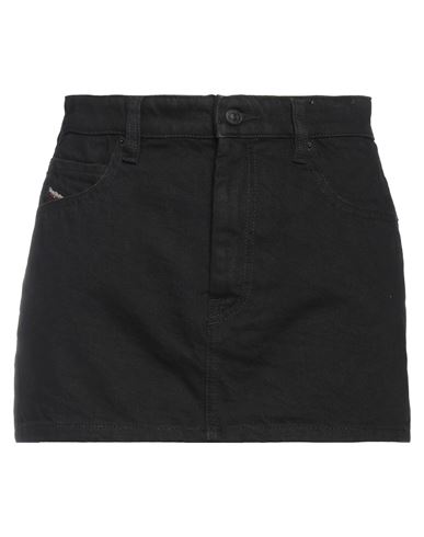 Shop Diesel Woman Mini Skirt Black Size 30 Cotton