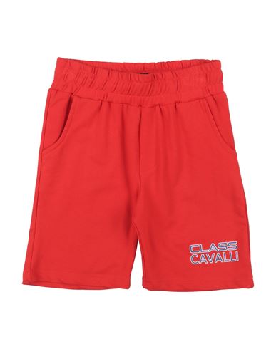 Cavalli Class Babies'  Toddler Boy Shorts & Bermuda Shorts Red Size 6 Cotton, Elastane