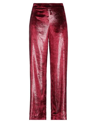 Face To Face Style Woman Pants Garnet Size 10 Pes - Polyethersulfone In Red