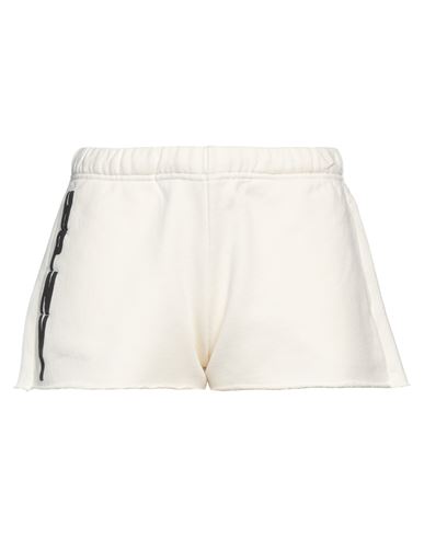 Heron Preston Logo-print Elasticated Cotton Shorts In White