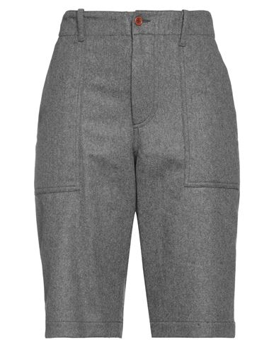 Jejia Woman Shorts & Bermuda Shorts Grey Size 4 Virgin Wool, Polyamide