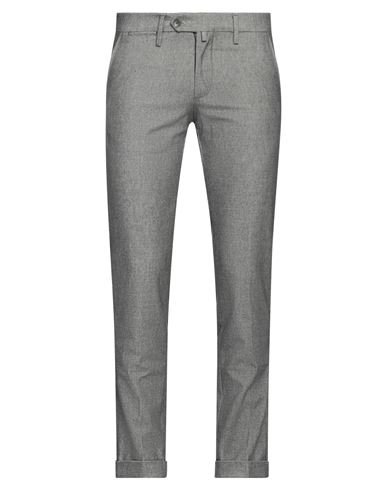 B Settecento Man Pants Steel Grey Size 33 Cotton, Polyester, Viscose, Elastane