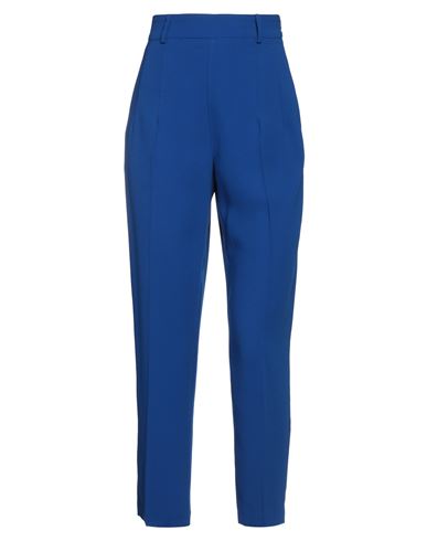 Access Fashion Woman Pants Bright Blue Size S Polyester