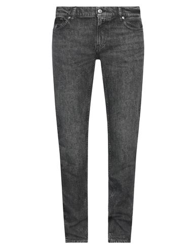 Trussardi Man Jeans Steel Grey Size 33 Cotton, Elastane