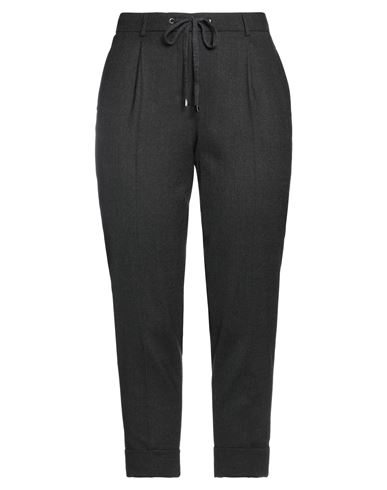 Peserico Easy Woman Pants Steel Grey Size 12 Wool, Polyester, Elastane