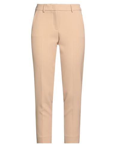 Peserico Easy Woman Pants Sand Size 6 Polyester, Viscose, Cotton, Elastane In Nude