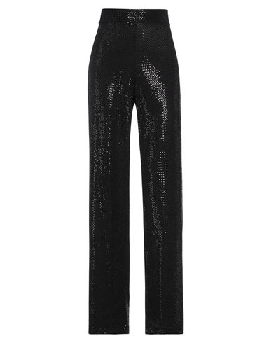 Kate By Laltramoda Woman Pants Black Size 8 Polyamide, Metallic Fiber, Elastane