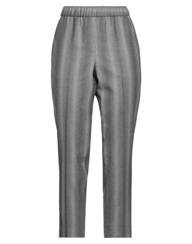 Peserico Woman Pants Grey Size 6 Virgin Wool, Polyamide, Polyester, Elastane In Grey
