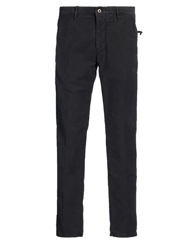 Incotex Slacks By Slowear Man Pants Charcoal Size 33 Cotton, Elastane In Black