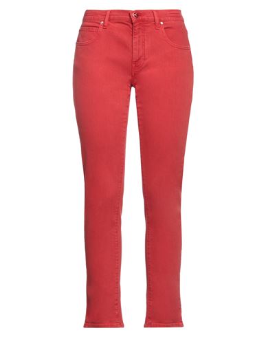 Jacob Cohёn Woman Jeans Red Size 29 Cotton, Elastane