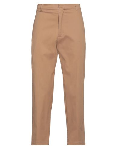 The Silted Company Man Pants Camel Size L Cotton, Elastane In Beige