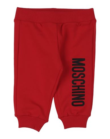 Moschino Baby Newborn Pants Red Size 3 Cotton, Elastane