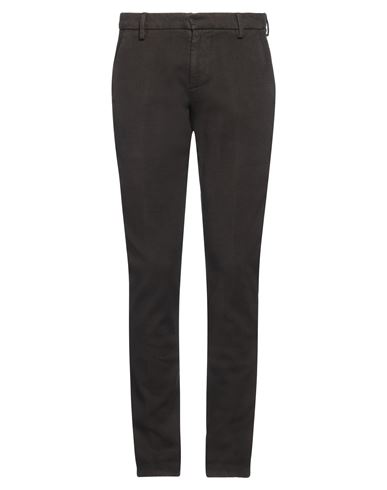 Dondup Man Pants Dark Brown Size 30 Cotton, Elastane