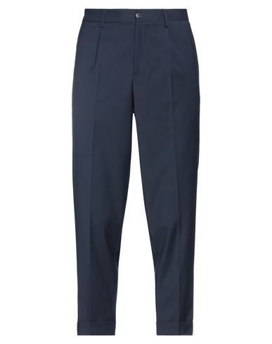 Bonheur Man Pants Navy Blue Size 30 Polyester, Wool, Elastane