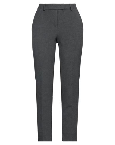Peserico Easy Woman Pants Lead Size 6 Polyester, Viscose, Cotton, Elastane In Grey