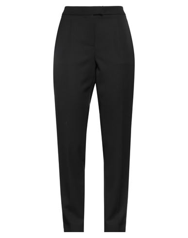 Moschino Woman Pants Black Size 10 Virgin Wool, Polyester