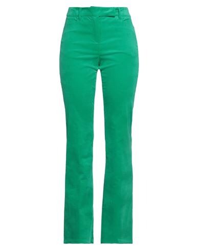 Emme By Marella Woman Pants Green Size 8 Cotton, Elastane