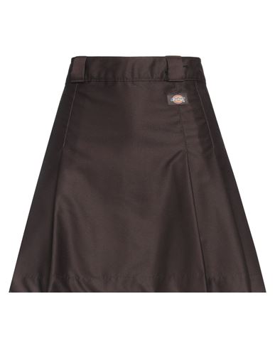 Dickies Elizaville Pleated Skirt In Dark Brown