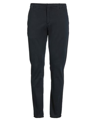 Dondup Man Pants Midnight Blue Size 36 Cotton, Elastane In Blue