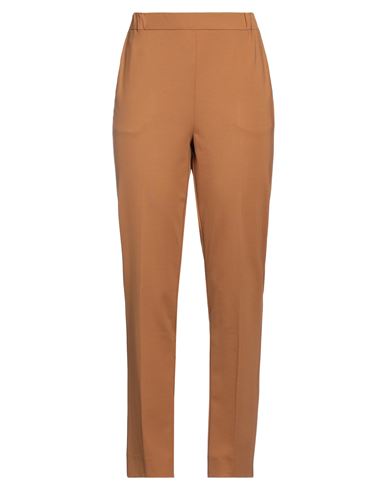 Emme By Marella Woman Pants Camel Size Xl Viscose, Polyamide, Elastane In Beige