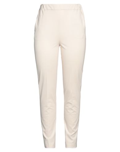 Emme By Marella Woman Pants Cream Size Xl Viscose, Polyamide, Elastane In White