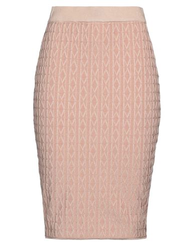 Marciano Woman Midi Skirt Blush Size Xl Viscose, Polyamide, Elastane In Pink