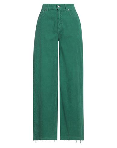 Shop Department 5 Woman Pants Green Size 30 Cotton, Elastane