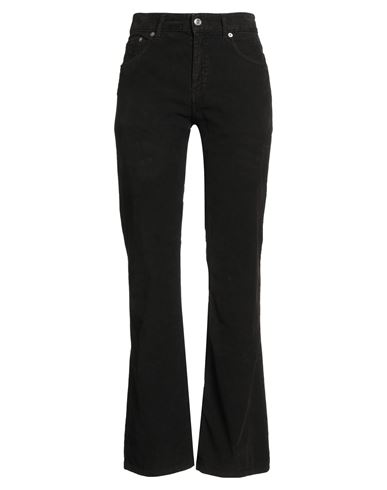 Department Five Department 5 Woman Pants Dark Brown Size 31 Cotton, Elastane In Black
