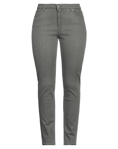 Trussardi Woman Jeans Grey Size 28 Cotton, Lyocell, Polyester, Elastane
