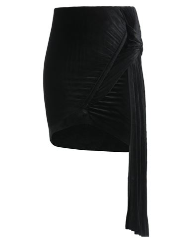 Shop Rick Owens Lilies Woman Mini Skirt Black Size 2 Viscose, Polyamide