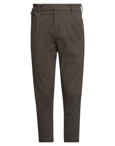 Golden Craft 1957 Man Pants Dark Green Size 30 Cotton, Elastane In Brown